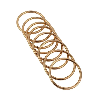 Women's The Metallic-Stack Bangle Bracelet - Old Gold