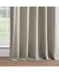 Half Price Drapes Fresh Khaki French Linen Room Darkening Curtain