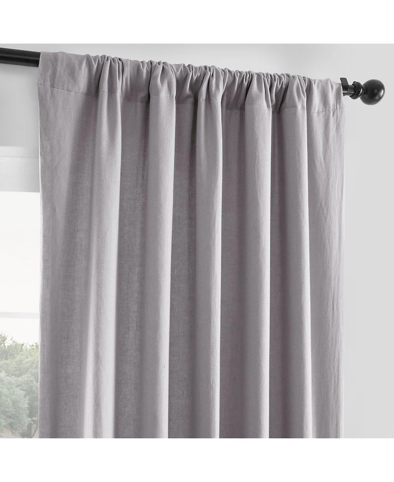 Half Price Drapes French Linen Room Darkening Curtain