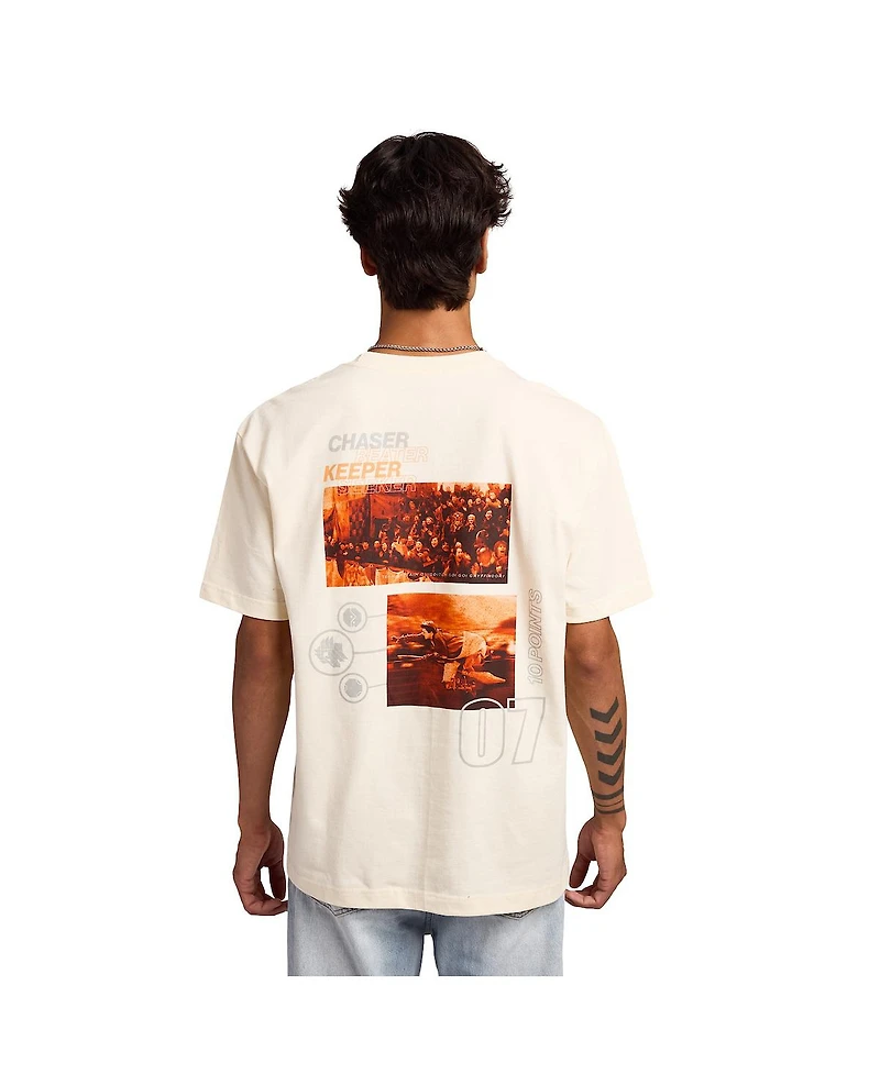 Harry Potter Men's Hogwarts Quidditch Tofu Crew Neck Short Sleeve T-shirt