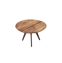 Urban Solid Sheesham Wood Dining Table, Brown