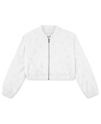 abercrombie kids Girls Floral Print Bomber Jacket