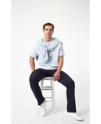 Mavi Jeans Men's Matt Relaxed Straight Leg Dark Navy Casual Twill