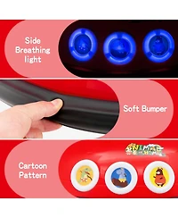 Sugift 12V Electric Ride On Car with Remote Control and Flashing Led Lights