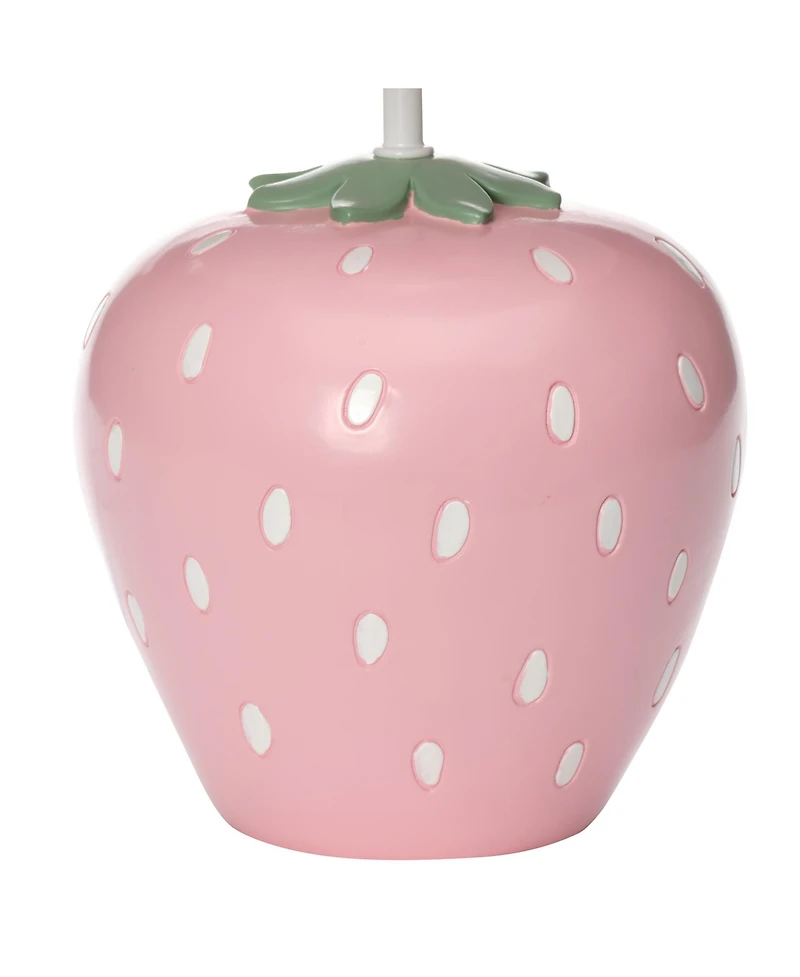 Bedtime Originals Flower Power Hand-Painted Custom Strawberry Lamp with Shade