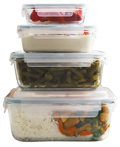 Sedona Kitchen 4-Pc. Glass Storage Set