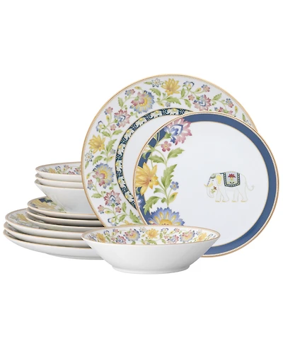 Noritake Tusker Garden 12 Pc. Dinnerware Set, Service For 4