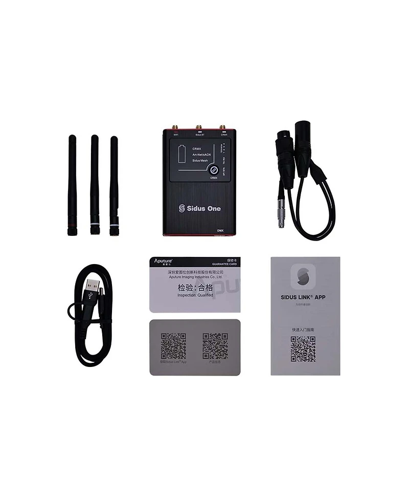 Aputure Sidus One Single Universe Dmx/Crmx Transceiver with Sidus Bluetooth