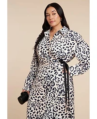 Eloquii Plus Wrap Detail Maxi Dress