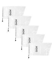 Movo (5 Pack) RC1 Clear Rain Cover for Dslr Camera & Lens up to 18 Long