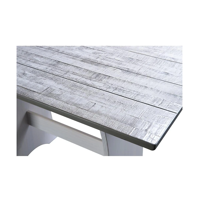 Parkside Greywash White Corner Nook