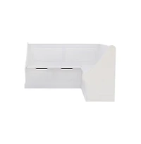 Linon Tobin Corner Breakfast Nook, White