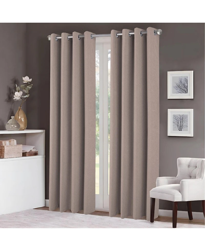 Rt Designers Collection Boden 100% Blackout Grommet Curtain Panel 54" x 90" Copper