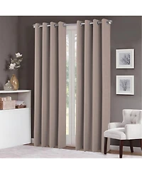 Rt Designers Collection Boden 100% Blackout Grommet Curtain Panel 54" x 90" Copper