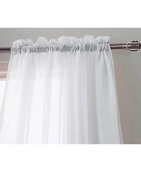 Rt Designer Collection Celine Sheer Luxurious Modern Design Curtain Panel 54" x 84