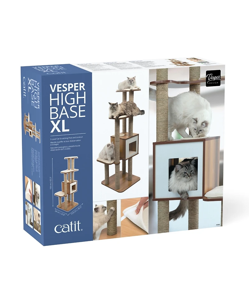 Catit Vesper High Base Xl, Walnut