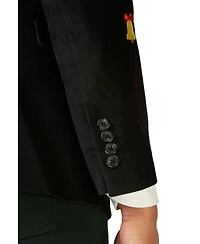 Opposuits Deluxe Men's Black X-Mas Icons Christmas Blazer