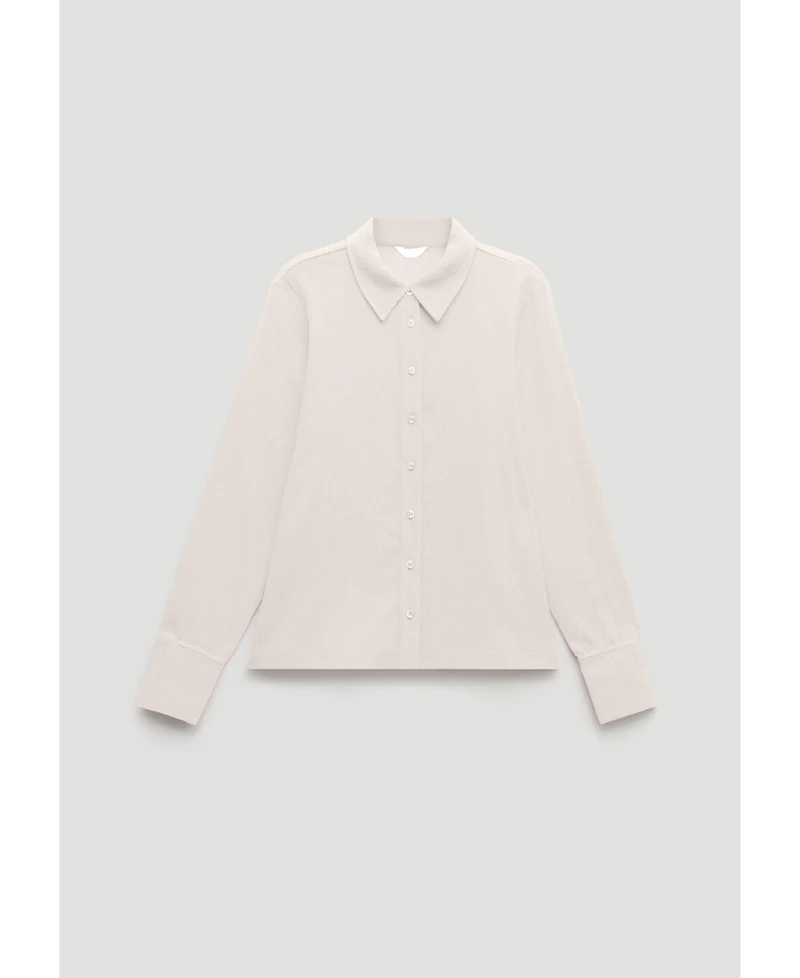 Hush Women's Textured Slim Shirt