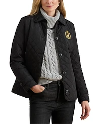 Lauren Ralph Women's Crested Quilt Coat