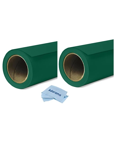 Savage 2 Pack Widetone Seamless Background Paper, 86" wide x 36' #18 - With Microfiber Cleaning Cloth,