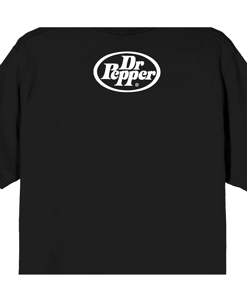 Dr. Pepper Men's I'm a Pepper logo on Black Short Sleeve Adult T-Shirt