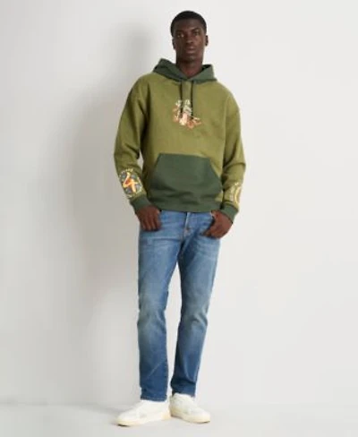 Scotch Soda Mens 40th Anniversary Embroidered Hoodie Zee Straight Fit Jeans