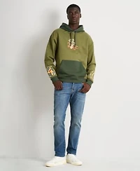 Scotch Soda Mens 40th Anniversary Embroidered Hoodie Zee Straight Fit Jeans