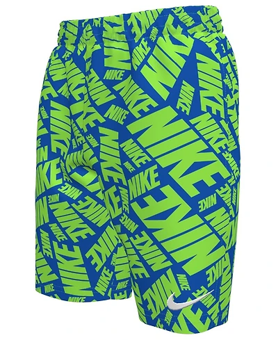Nike Big Boys 7" Tossed Block Volley Swim Shorts