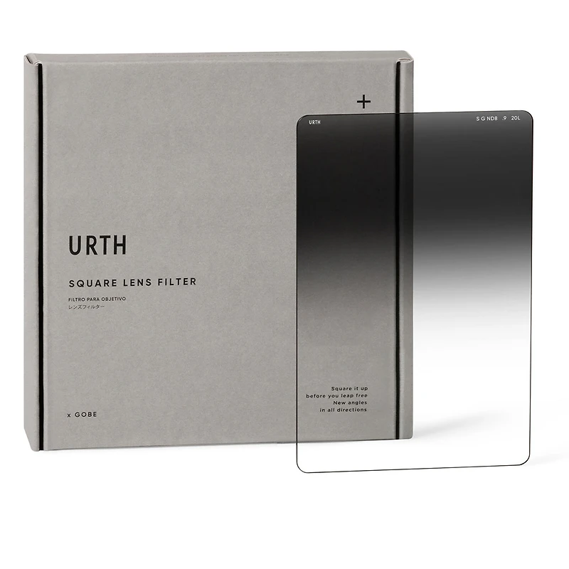 Urth 100x150mm Square Soft Graduated ND8 3-Stop Lens Filter Plus+