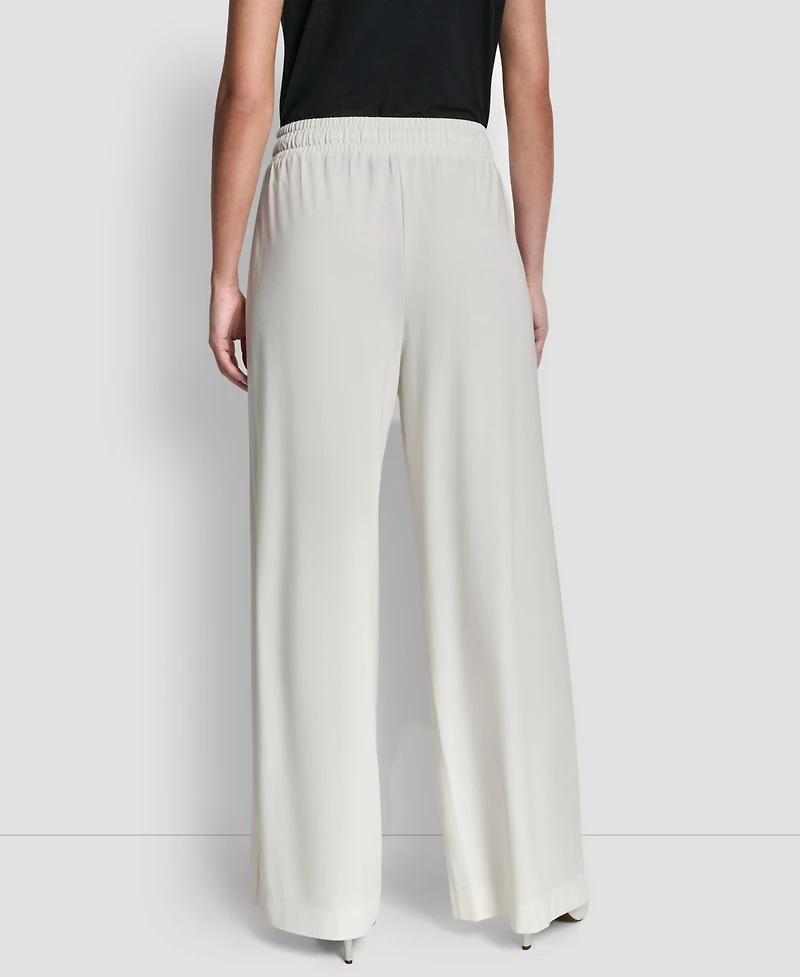 Dkny Women's Pull-On Wide-Leg Pants