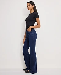 Good American Women's Slim Fit Flare Leg Jeans