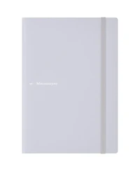 Maruman A5 Notebook Mnemosyne Journal 6.5mm lined Light Grey