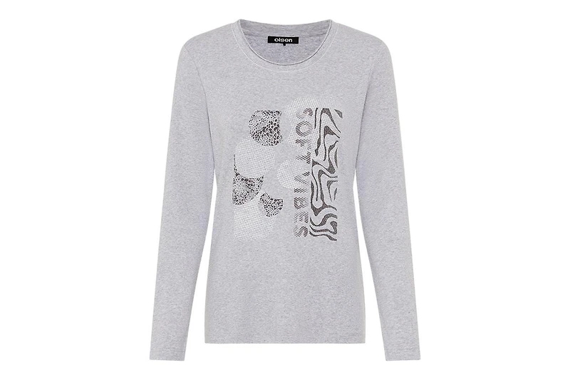 Olsen Women's Placement Print T-Shirt