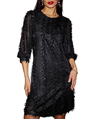 Yumi Women's Hanging Sequin Tunic Dress