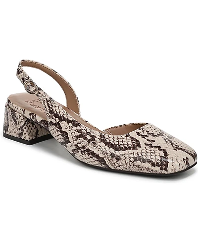 Naturalizer Jayla Mid-Heel Square Toe Slingback Pumps