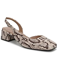Naturalizer Jayla Mid-Heel Square Toe Slingback Pumps