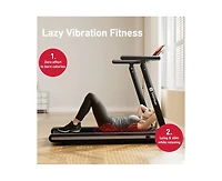 DeerRun Update Treadmill With 15% Auto Incline Full Running Deck Treadmill 400Lbs, 11.3Mph