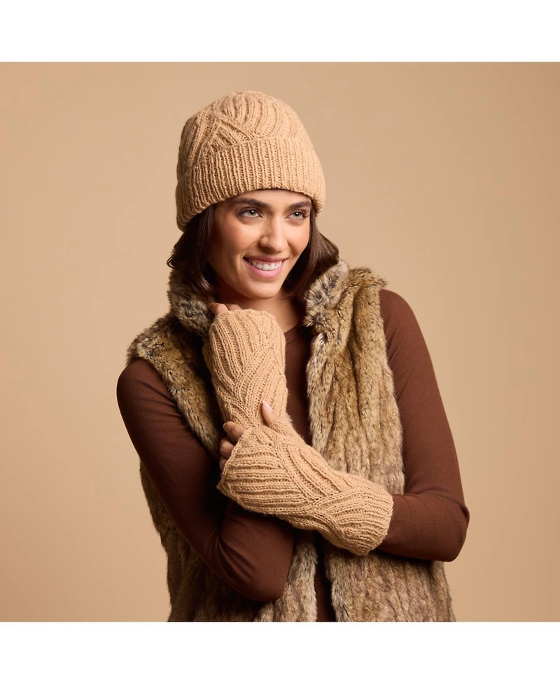 Feelgoodz Women s Artisan Hand-Knit Vienna Beanie Hat