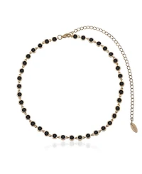 Ettika Crystal Disc Link Necklace