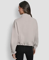 Dkny Women's Half-Zip Long-Sleeve Sweater