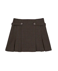 Reiss Women's Wool-Blend Check Mini Skirt