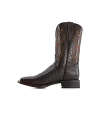 Forastero Men's Croco Embossed Leather Cowboy Boots