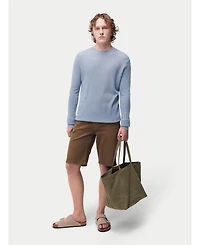 Gobi Cashmere Men's Cashmere Silk Lightweight Sweater Marine