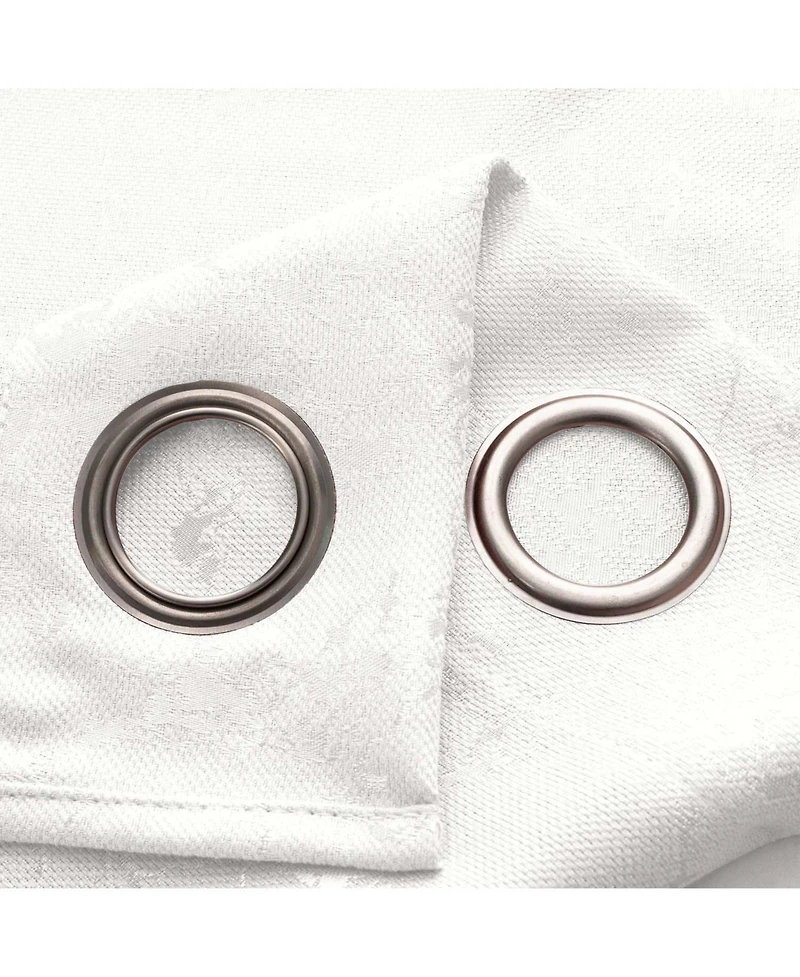 Rt Designer Collection Cosmo Shimmer Jacquard Grommet Curtain Panel 54" x 84