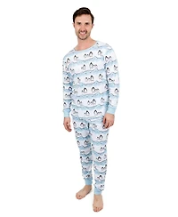 Leveret Big & Tall Men s Two Piece Cotton Holiday Pajamas