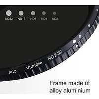 K&F Concept 72mm Nano X Cpl+Variable Fader Ndx ND2-ND32