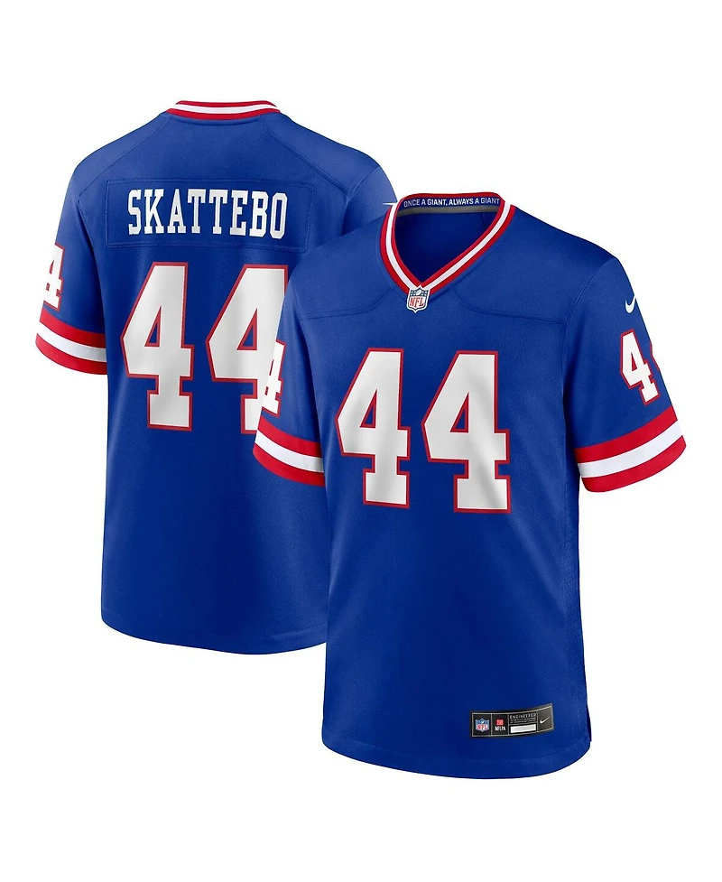 Nike Men's Cam Skattebo Royal New York Giants Alternate 2 Legacy Game Jersey