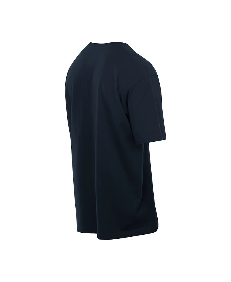 New Era Men's Navy New York Yankees Fdny Embroidered T-Shirt