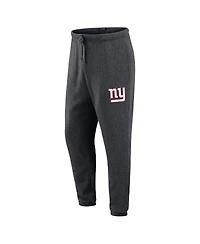 J. Palmer Men's Dark Heather Gray New York Giants Players Lounge Tri-Blend Joggers