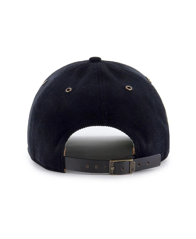 '47 Brand Men's and Women's Black Oklahoma Sooners Collections Golden Age Corduroy Hitch Adjustable Hat